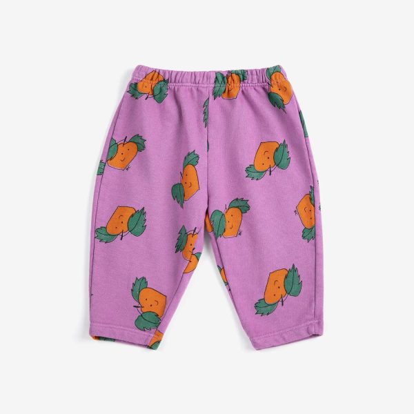 Tangerine all over jogging pants