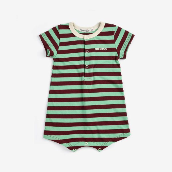 Bobo Choses Striped playsuit