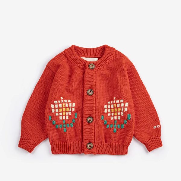 Pixel Daisy cardigan