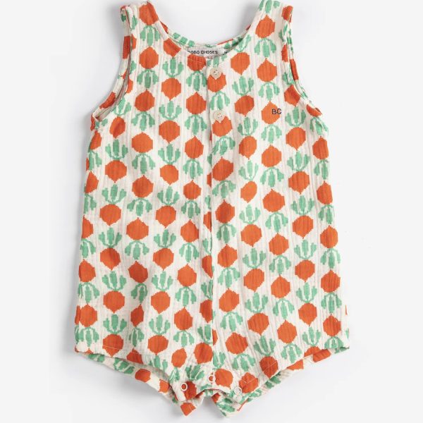 Cool Radish all over woven playsuit