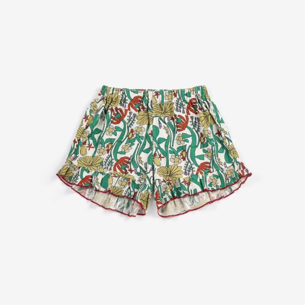 Color Herbalist all over woven shorts