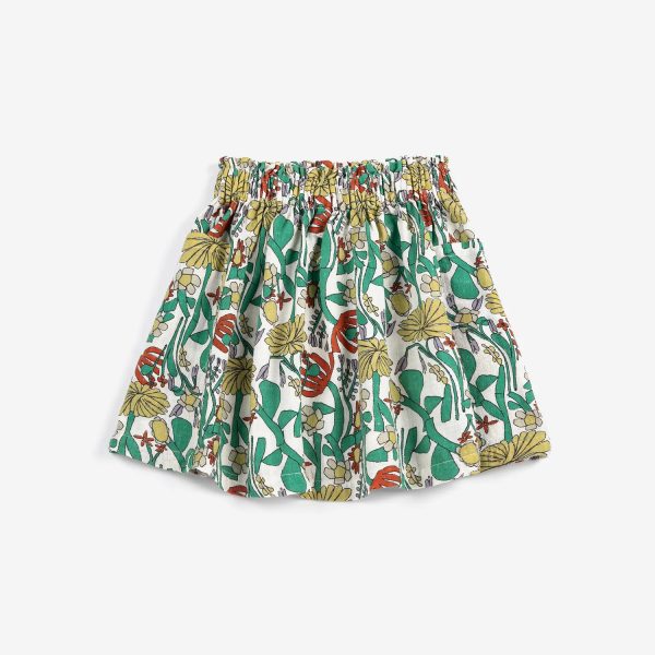 Color Herbalist all over woven skirt