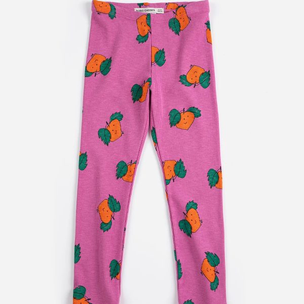 Tangerine all over leggings