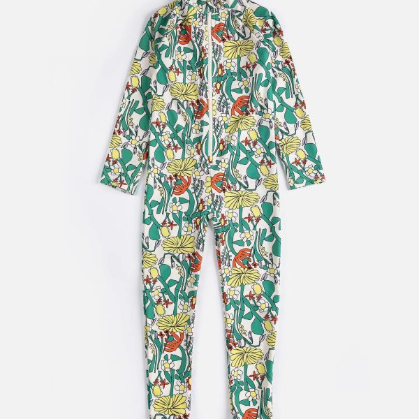 Color Herbalist all over swim overall