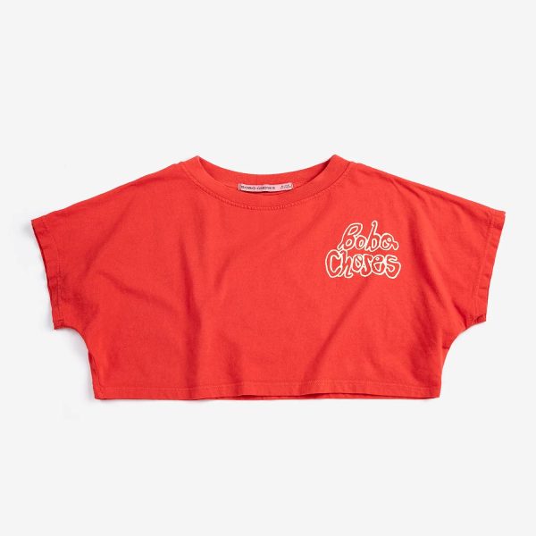 Bobo Choses By Hand cropped T-shirt