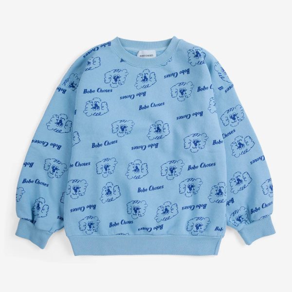 Pickles The Dog all over sweatshirt