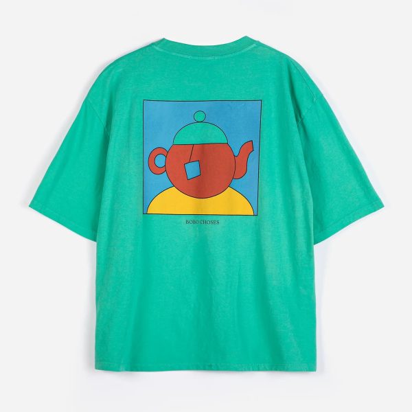 Tea time oversize T-shirt