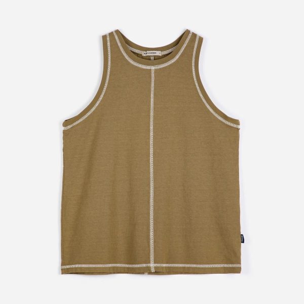 Slub cotton tank top