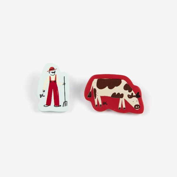 Farm Adventure brooch