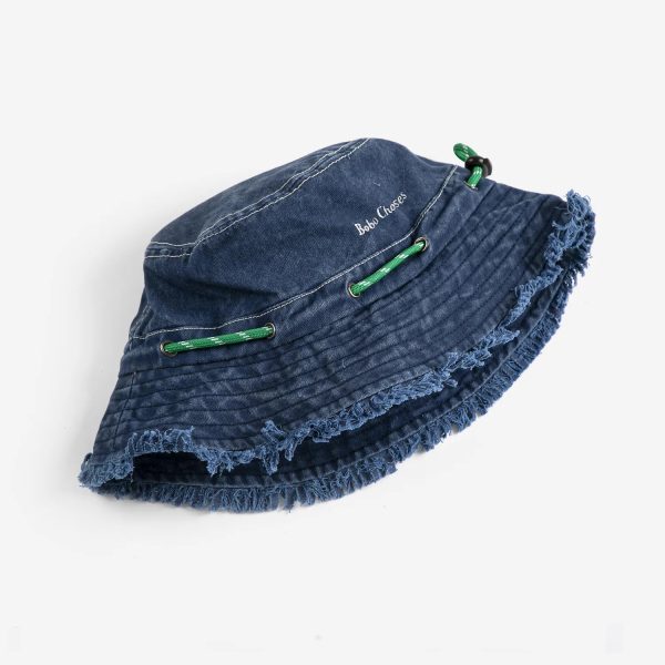 Navy blue adjustable fisherman hat