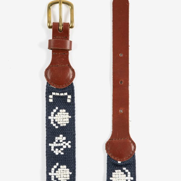 Embroidery Pixel Daisies belt