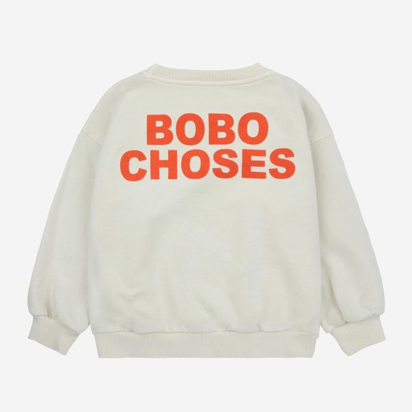 Poma Bobo Choses ecru sweatshirt